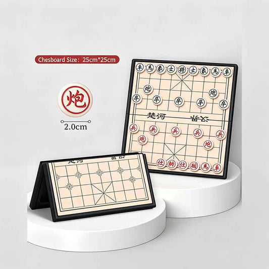 Magnetic Xiangqi (Chinese Chess) Set with Foldable Board