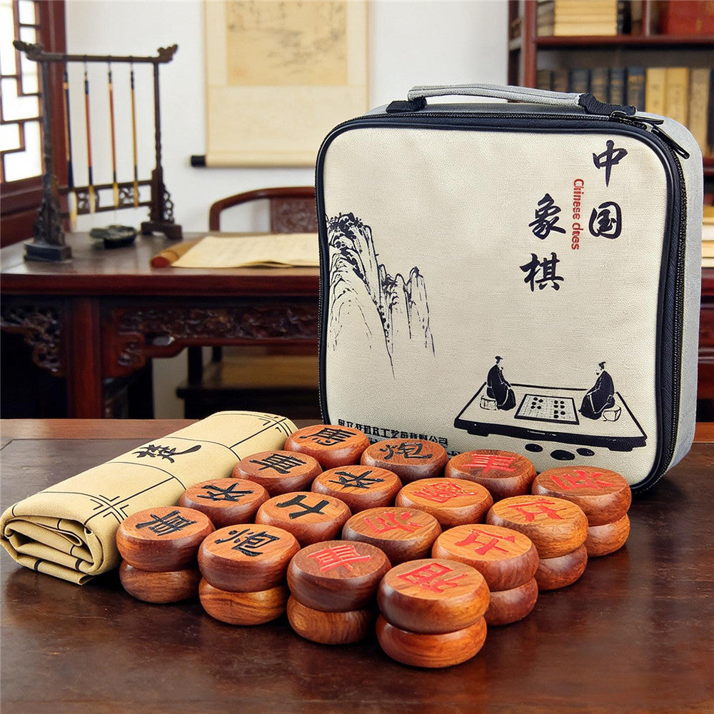 Burmesisches Padauk-Schachspiel | Reise-Xiangqi