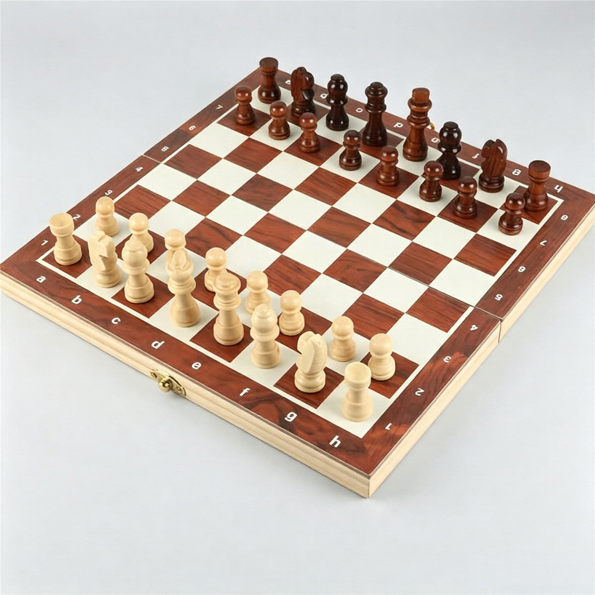 Magnetic Folding Wooden Chess Set | Portable Travel Chess Board