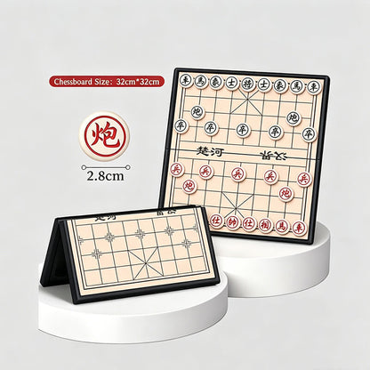 Magnetic Xiangqi (Chinese Chess) Set with Foldable Board