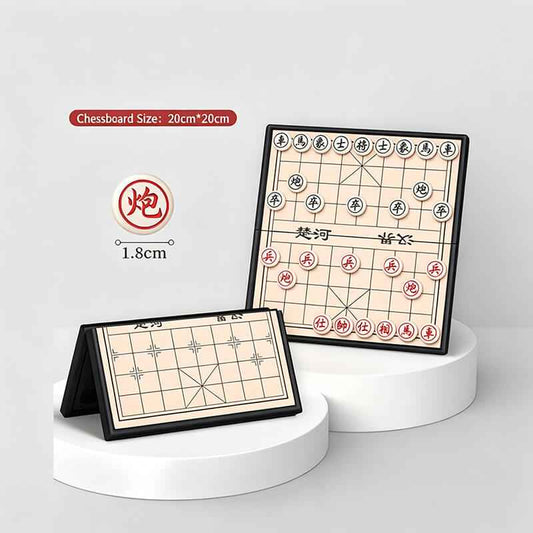 Magnetic Xiangqi (Chinese Chess) Set with Foldable Board