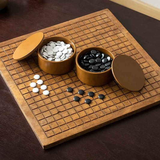 Solid Wood Go Board Set 19x19 | Weiqi Board for Beginners