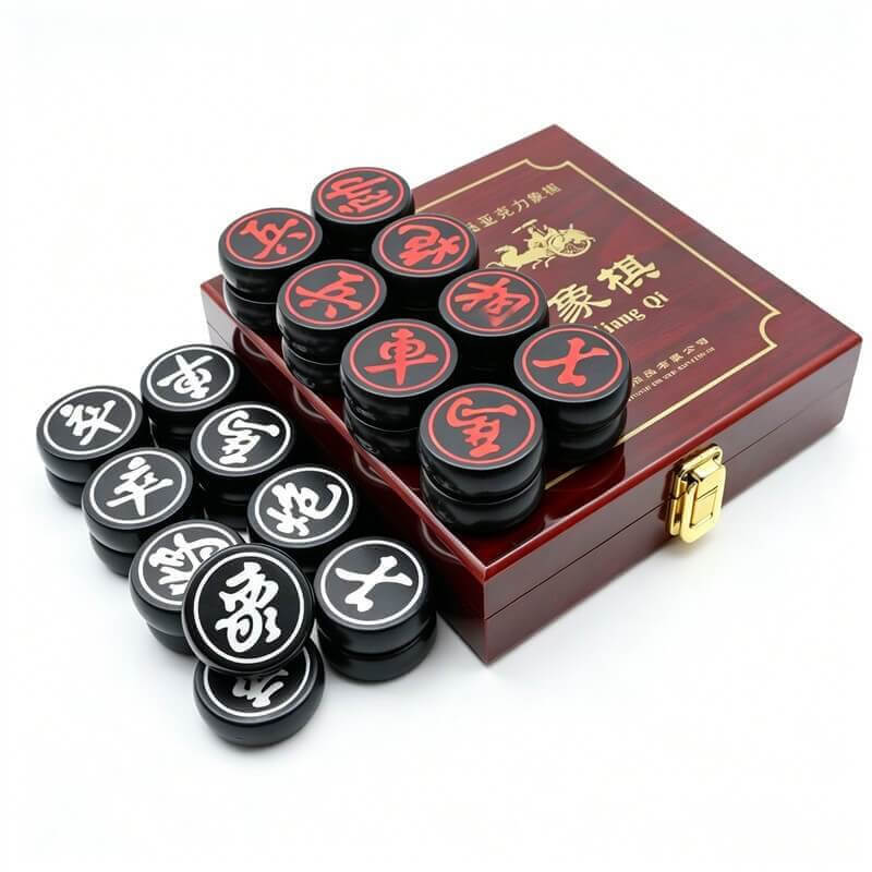 Xiangqi Chinese Chess Set Leather Board