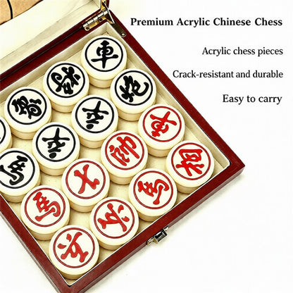 Xiangqi Chinese Chess Set Leather Board