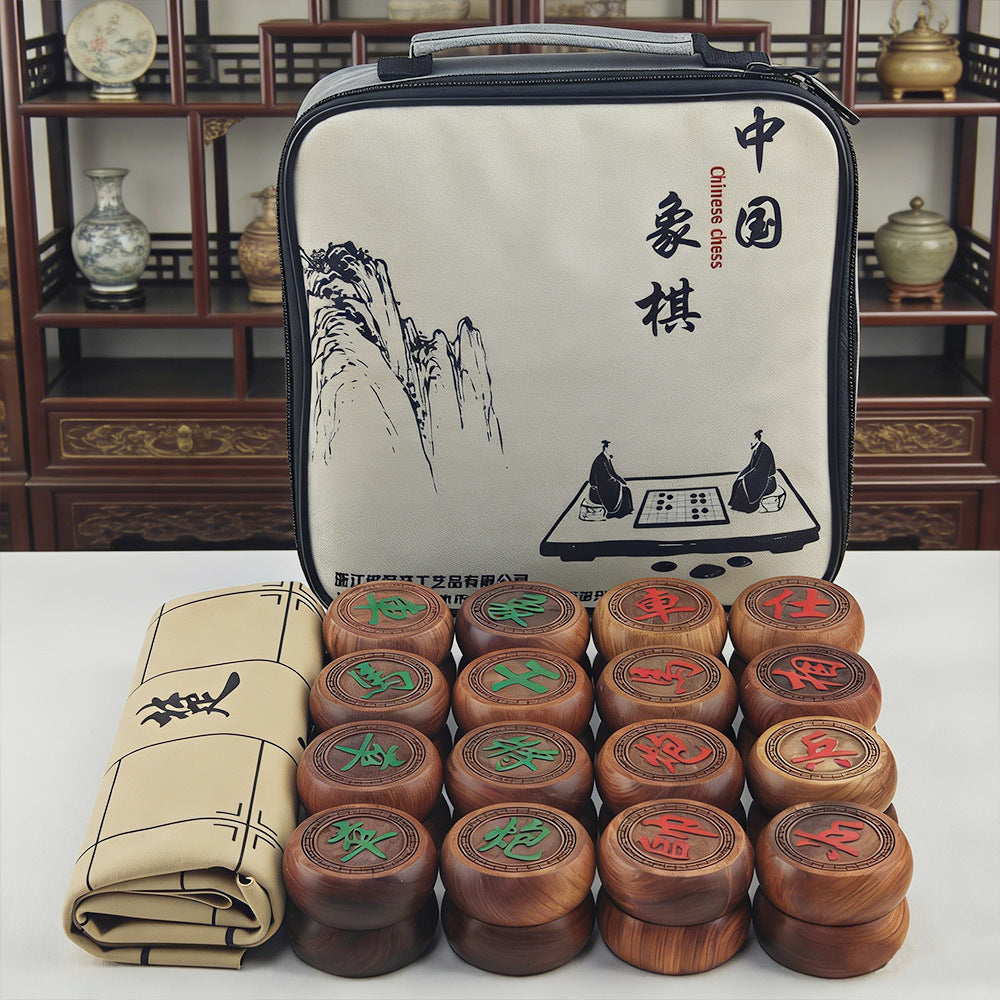 Burmesisches Padauk-Schachspiel | Reise-Xiangqi