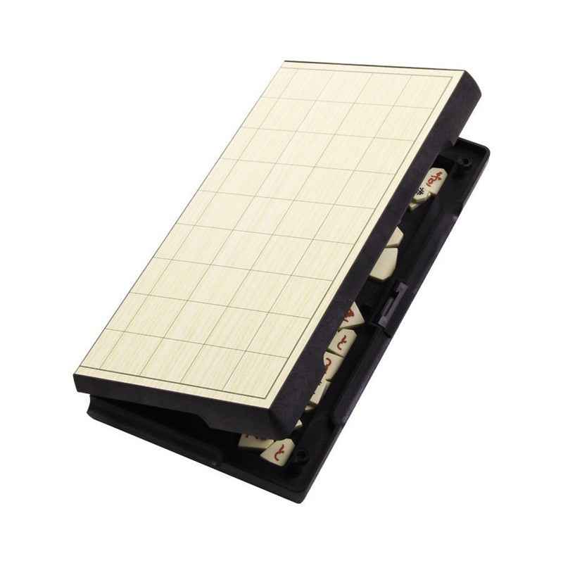 Foldable Japanese Shogi Board Sets with Magnetic Pieces