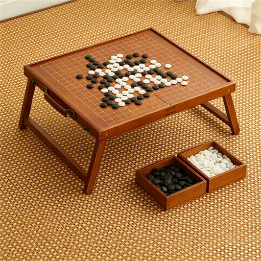 Folding Go Board Set – Premium Solid Wood 19x19 Go Board