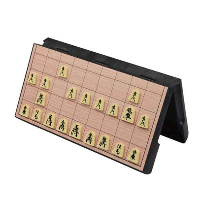 Magnetic Shogi Set Foldable Japanese Chess Travel Board