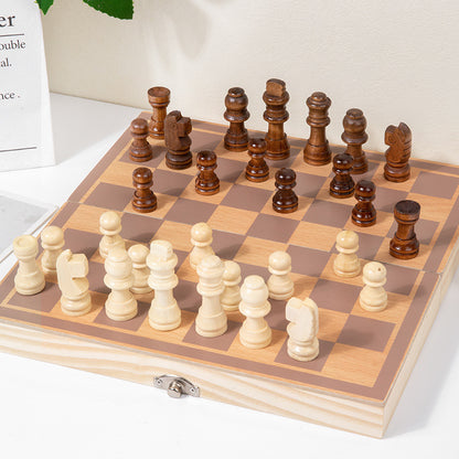 Magnetic Wooden Folding Chess Set | Travel Chess Board