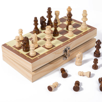 Magnetic Wooden Folding Chess Set | Travel Chess Board