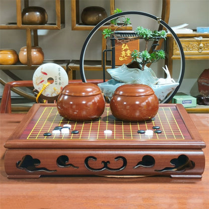 Premium Solid Wood Go Board Set | Yunzi Weiqi Stones