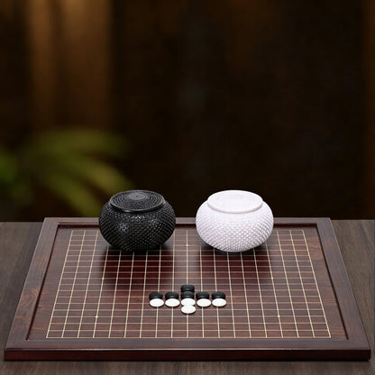 Premium Wooden Go Board & Yunzi Stone Go Set