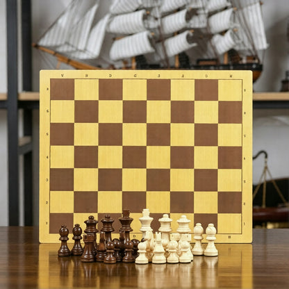 Wooden Chess Set for Beginner | Solid Wood Pieces & Board